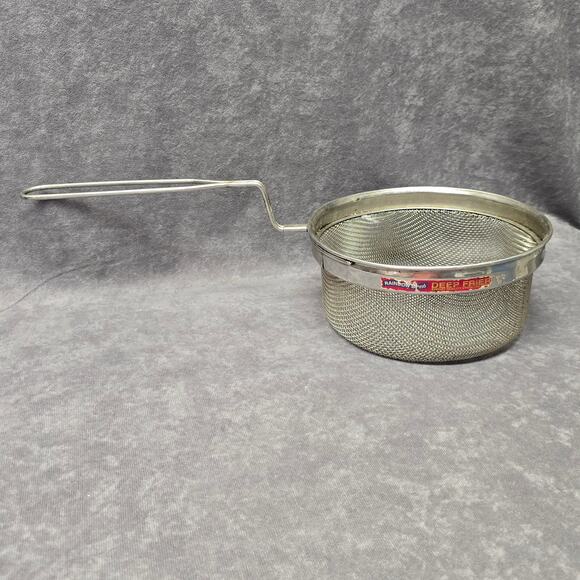 Vintage Rainbow Brand Deep Fryer Basket with Handle - Picture 1 of 10